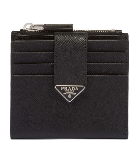 saffiano prada card holder|prada wristlet credit card holder.